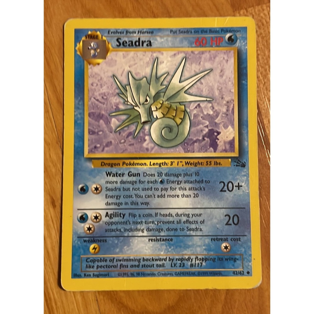 Seadra Pokémon Card